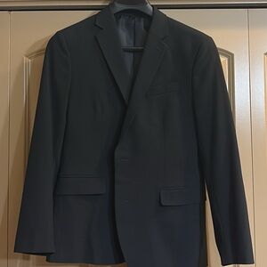 J.Ferrar Black Slim Suit Jacket